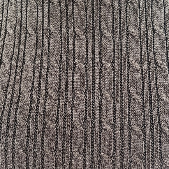 NWOT! Gap Factory Women’s Sleeveless Cable Knit Turtleneck. Brown. Medium. - Picture 5 of 9